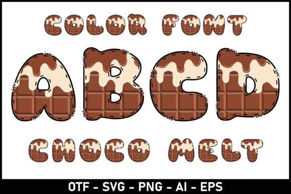 Choco Melt: A Playful Display Font for Creative Projects
