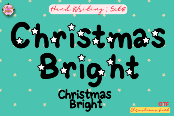 Christmas Bright 8: Your Go-To Font for Festive Design