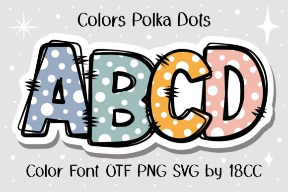 Colors Polka Dots: A Playful Font for Creative Projects