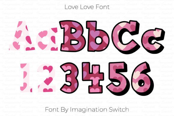 Exploring Love Love: A Colorful Font for Bold Designs