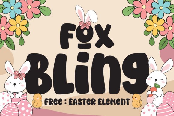 Fox Bling: The Creative Font for Bold, Modern Designs