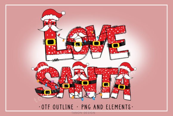 Love Santa: Infusing Festive Joy into Your Designs