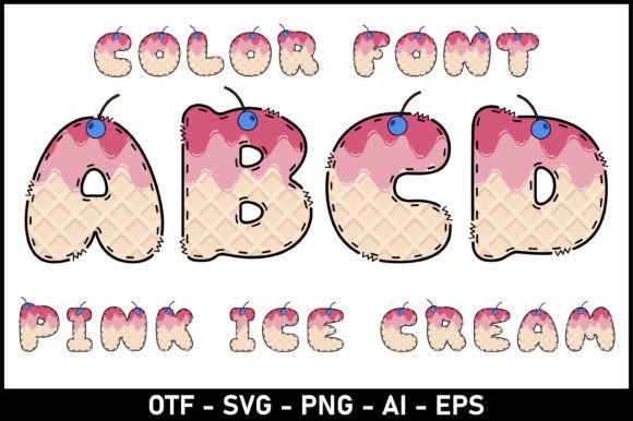 Pink Ice Cream: A Font That Tastes Like Creativity