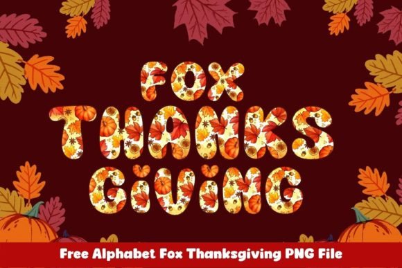 Unleash Your Creativity with Fox Thanksgiving Fonts
