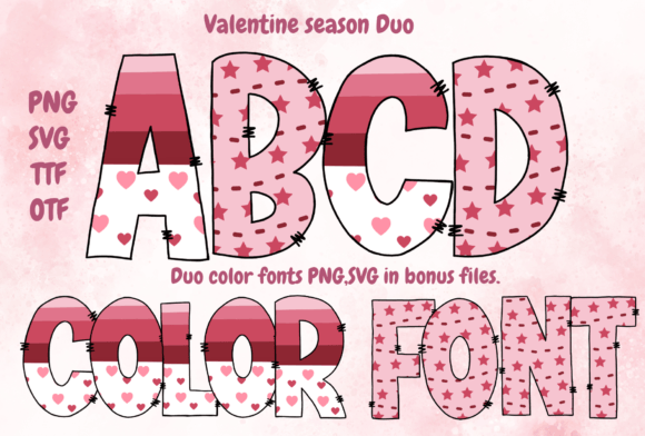 Valentine Season Duo: A Festive Font Pairing